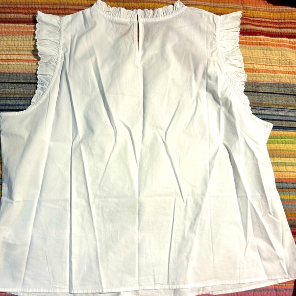 White JCrew blouse - Picture 2 of 5